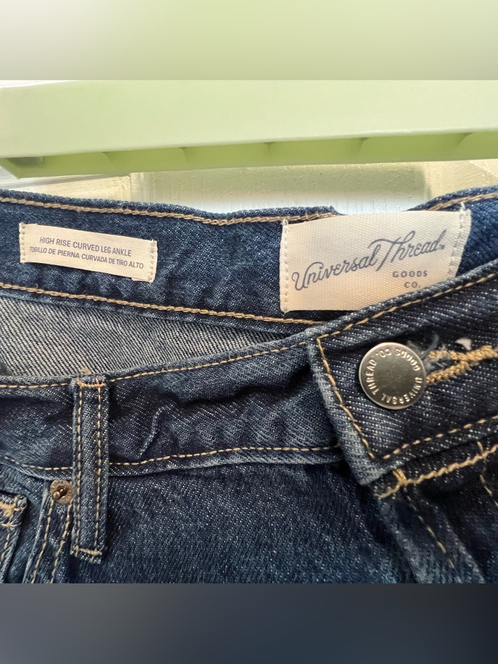 Universal Thread Dark Blue Wide Leg Jeans - Picture 4 of 8